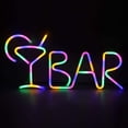 thumbnail image 1 of Letrero luminoso decorativo con letras de neón LED colorido, 1 of 5
