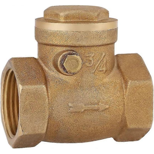 Check Valve, Swing Dn20 232psi 3/4 Female Brass Water One Way Thread Non Return