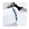 thumbnail image 4 of Pulsera Plata 925 Con Zafiros Azules Xtellar Elegancia Ajustable, 4 of 4