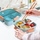 thumbnail image 5 of Lonchera, cajas bento Lonchera para trabajadores de oficina Horno microondas Calefacción Caja bento especial Tipo partición con arroz Lonchera Caja de conservación de alimentos frescos Grado alimentic, 5 of 6