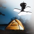 thumbnail image 1 of Luz solar para acampar Linterna portátil de emergencia para acampar USB recargable con 6 modos Lámpara LED plegable impermeable para tienda de campaña 4 hojas shamjiam Luz al aire libre, 1 of 8