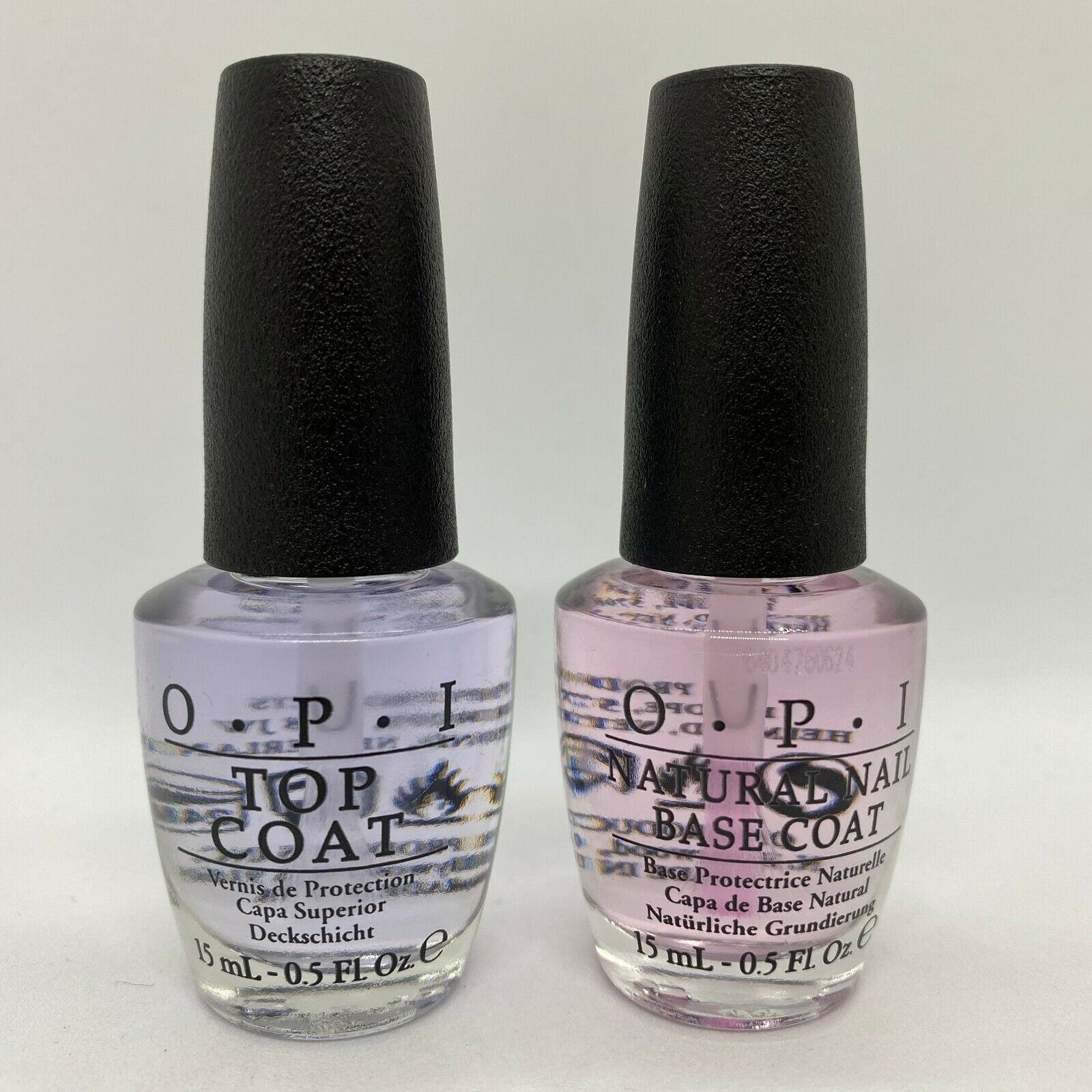 OPI Base Coat NT T10 & Top Coat NT T30 for Natural Nails Duo Pack