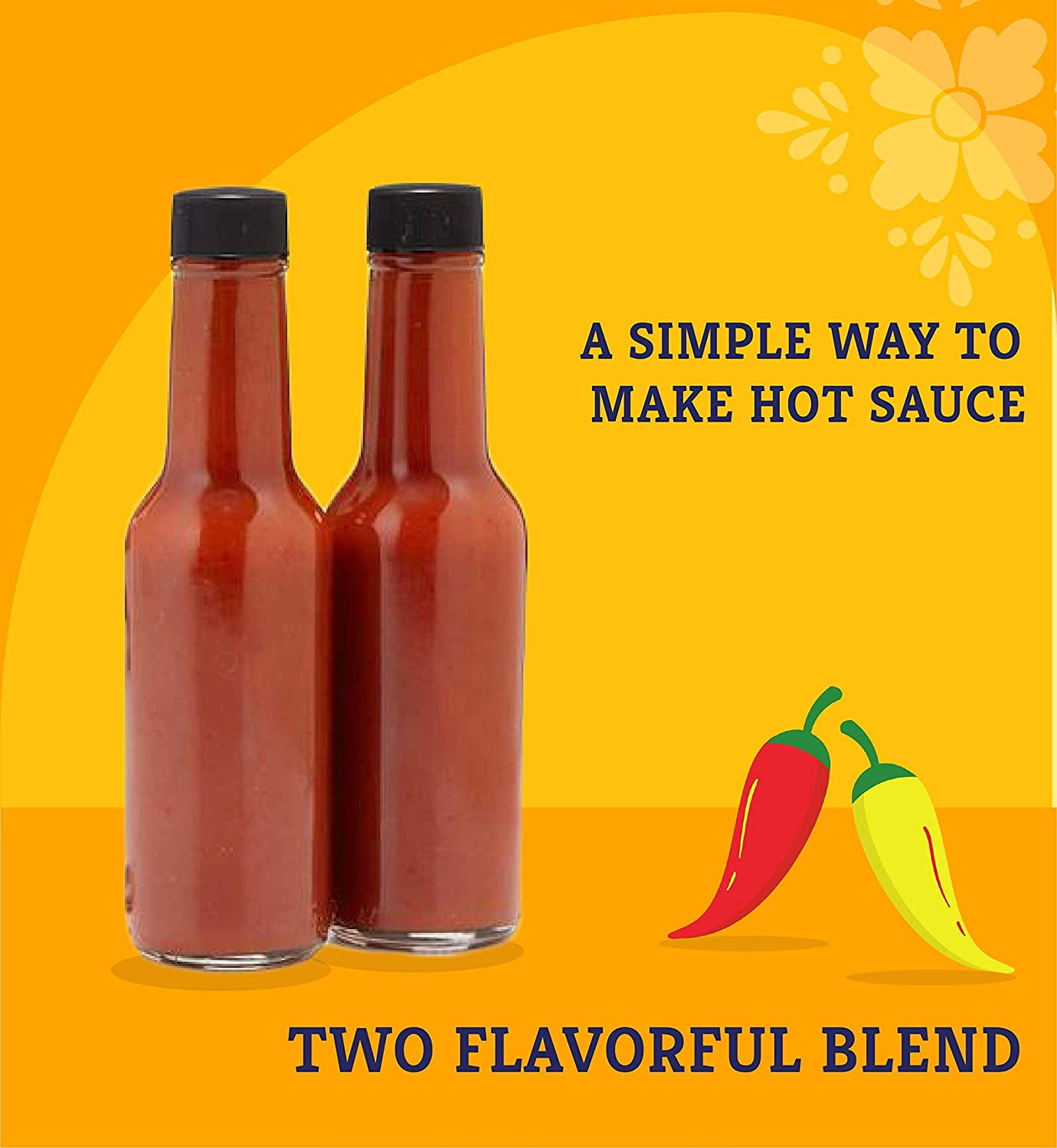 Craft A Brew | Hot Sauce Making Kit | DIY Homebrew Set for Spicy Sauces | Includes Two Unique Blends and Easy-to-Follow Instructions