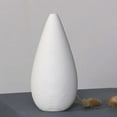 thumbnail image 3 of Jarrón minimalista de cerámica blanca, centro de mesa, jarrones decorativos de porcelana 7.3x3.5 pulgadas, 3 of 7