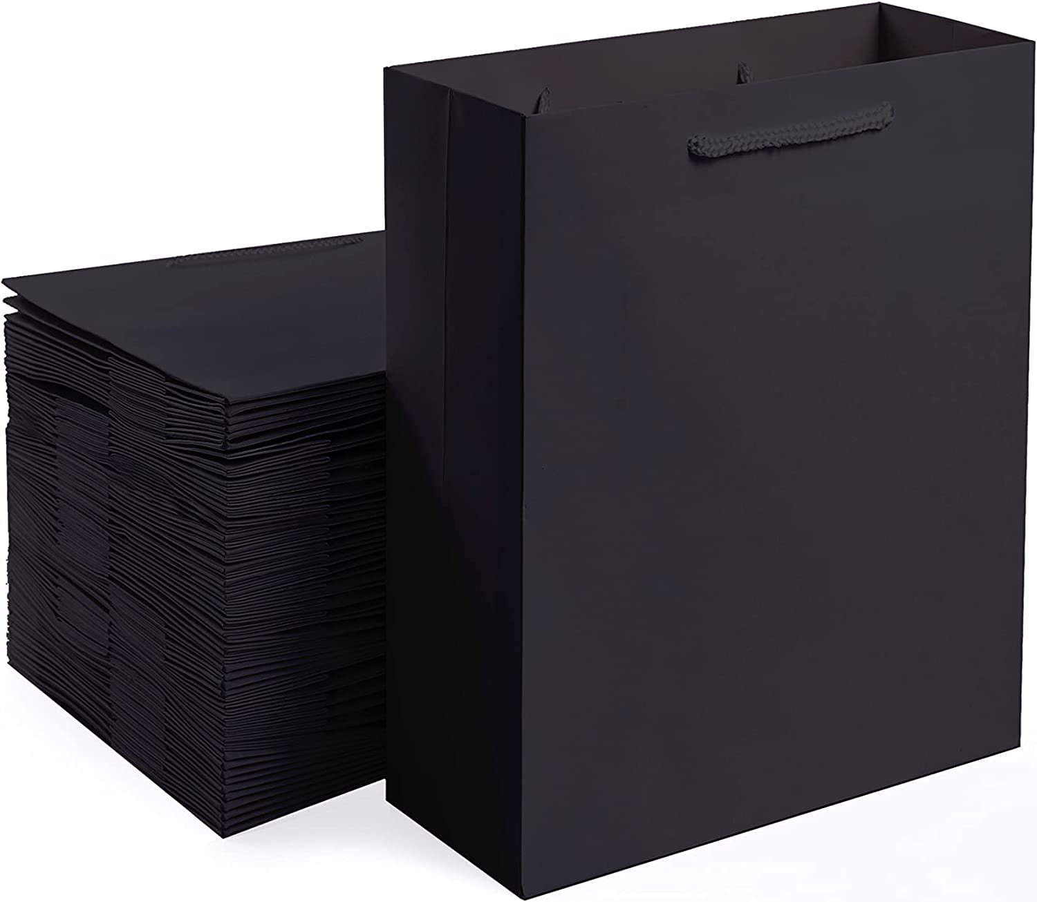 SHIPKEY Black Gift Bags 25 Pack Small Gift Bags With Handles 6 x2 4 shipkey-black-gift-bags-25-pack-small-gift-bags-with-handles-6-x2-4