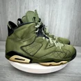 thumbnail image 5 of Ni - ke Ni - ke Air Jordan 6 Retro Pinnacle Flight Jacket Green Mens 9.5 AH4614-303 Sneaker, 5 of 5