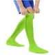 thumbnail image 3 of Calcetines de moda para hombre, de color liso, absorbentes del sudor, antideslizantes, con parte inferior de toalla por encima de la rodilla, de tubo alto, deportivos, de fútbol, de algodón para mujer, 3 of 3