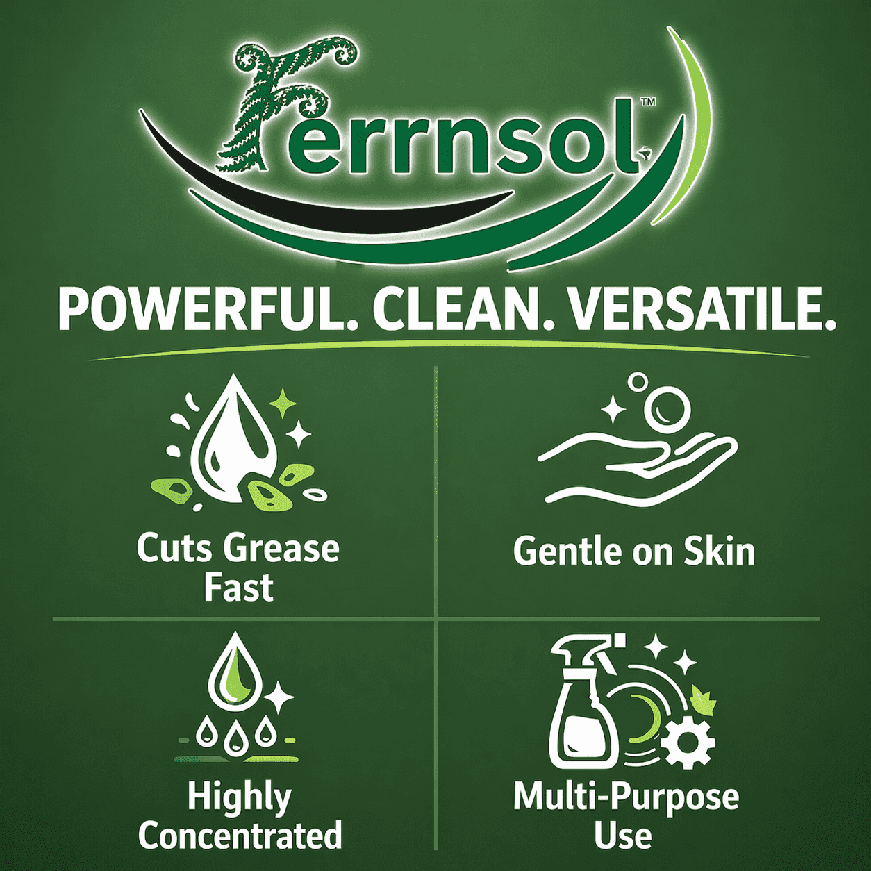Ferrnsol Liquid All Purpose Castile Soap, Unscented Refill, 0.5 Gallon