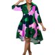thumbnail image 1 of Gibobby Vestido casual de punto para mujer Vestidos camiseros sueltos casuales para mujer Vestidos estampados Ropa de club nocturno(Verde,XL), 1 of 5