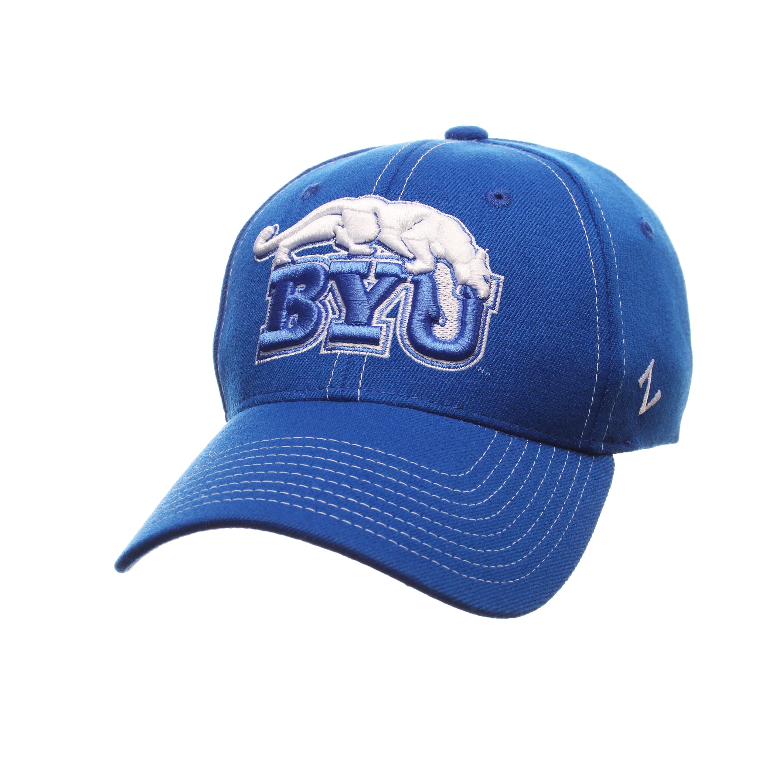 Zephyr BYU Cougars ZH Stretch Hat (Blue)