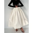 thumbnail image 2 of Satin Long Sleeve Prom Dress with Pockets - Elegant Evening Party Gowns for Women Yellow S, 2 of 9