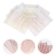thumbnail image 4 of Shisuyan Nail Sticker Decoration Silver 6 Sheets 3.9x2.8in, 4 of 8