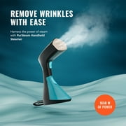PurSteam Handheld Garment Steamer for Clothes – Portable, Powerful, Fast Heat up with Large Water Tank, Wrinkle Remover, 3 Steam Settings
