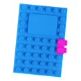 thumbnail image 1 of GUOOL A6 Notebook Building Block Designing Wear Resistant Journal for Office Writing Blue, 1 of 9