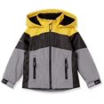 thumbnail image 2 of Boys' Midweight Fleece Lined Jacket, Yellow Black Grey, 4, 2 of 2