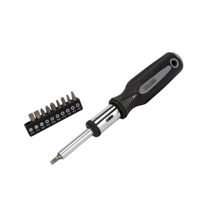 

Vulcan SDZ-0320 Ratchet Screwdriver And Bit Set 11 In 1 With Cushioned Grip High Torque Handle