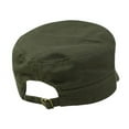 thumbnail image 7 of SPRING PARK Classic Women Men Unisex Adjustable Plain Vintage Army Military Cadet Style Cap Casual Outdoor Hat, 7 of 7