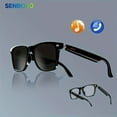 thumbnail image 4 of SENBONO VisionMaster Smart Glasses - Wearable Technology with Advanced Blue Light Filtering, Polarized Glass Lenses, Low Latency Audio, Built-in Mic & Speakers,, 4 of 21