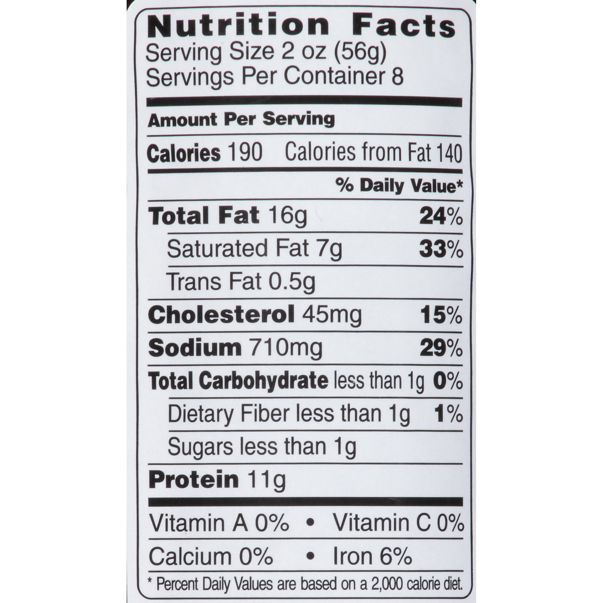 Summer Sausage Nutrition Facts Nutrition Ftempo Free Hot Nude Porn