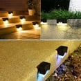 thumbnail image 1 of Xihbxyly Luces Solares para Jardín, Iluminación Led Blanca Cálida, Diseño Impermeable para Exteriores, Decoración Solar para Escaleras y Cercas, Ahorro de Energía, Iluminación Nocturna Automática, Ju, 1 of 7