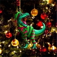 2024 DIY Cute Cartoon Dinosaur Ornament For Christmas Tree Decoration