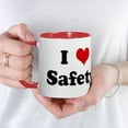 thumbnail image 5 of CafePress - I Love Safety! Mug - 11 oz Ceramic Mug - Novelty Coffee Tea Cup, 5 of 6
