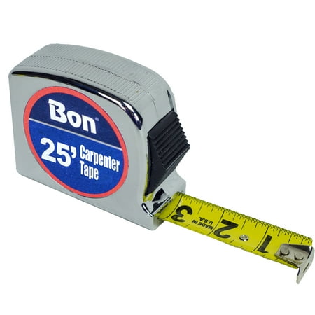 Bon 84-939 Carpenter's Tape Measure ---25 feet X 1