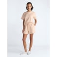 thumbnail image 2 of Scoop Women's and Women's Plus Scubaknit Tee with Short Sleeves, Sizes XS-4X, 2 of 5