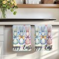 thumbnail image 7 of Easter Bunny Kitchen Towels Set of 1, Spring Watercolor Polka Dot Flower Plaid Blue Absorbent Dish Towels for Kitchen, Microfiber Hand Towel, Quick Drying Tea Towel for Cleaning Decorative Dishcloths, 7 of 7