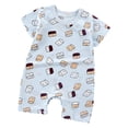 thumbnail image 3 of Hessimy 2Pcs Infant Baby Boy Summer Outfit Short Romper Onesie Short Sleeve Jumpsuit Newborn Coming Home Clothes,Lightweight 6-12 Months 12-24 Months 2t 3t 4t 5t 6t 7t 8t 9t Children 12-18 Months, 3 of 6