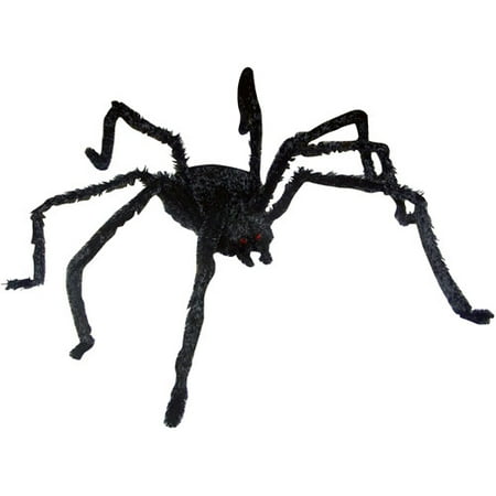 12 Light Up Long Hair Giant Spider Halloween Decoration Walmart Com