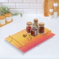 thumbnail image 5 of Bath Accessories Sets Single Print Decorative Tray With Handle For Home Bathroom Bedroom Minimalist Gradient Background, 5 of 7