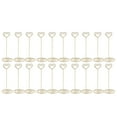 thumbnail image 2 of Porte-numéros de Table, Porte-Cartes de Place, Porte-Photos de Table, 20 Pcs Porte-Cartes de Place en Forme de Cœur 15cm, 2 of 7