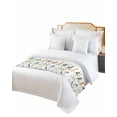 thumbnail image 2 of Xipuska Leaf Bird Bed Runners for Queen Size Bed, Decorative Bed Throws for Foot of Bed, Colorful Spring Tree Branch Country Boho Bed Runner Sofa Throw Bedding Scarf Protector Slipcover for Bedroom, 2 of 6