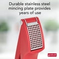 thumbnail image 4 of GoodCook Profreshionals Garlic Press Stainless Steel Curved Ergonomic Handle, 4 of 20