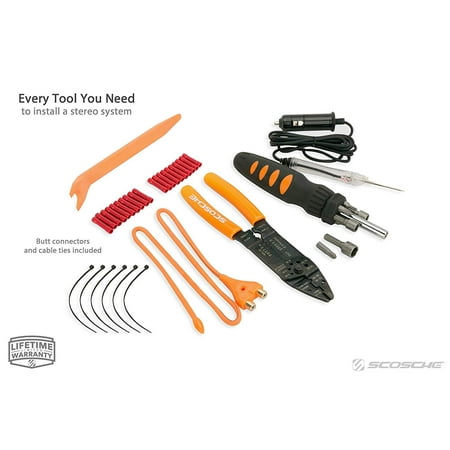 Scosche TK12A-WP1 12 Volt Tool Kit for Car Radio/Stereo Installation New