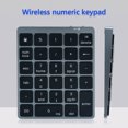 thumbnail image 1 of Teclado numérico inalámbrico N960 de 28 teclas teclado Digital ultradelgado para, 1 of 8