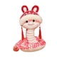 thumbnail image 3 of Serpiente de peluche para el Año Nuevo Chino 2025, regalo de cumpleaños y vacaciones lunares. Rosa 25cm, 3 of 9