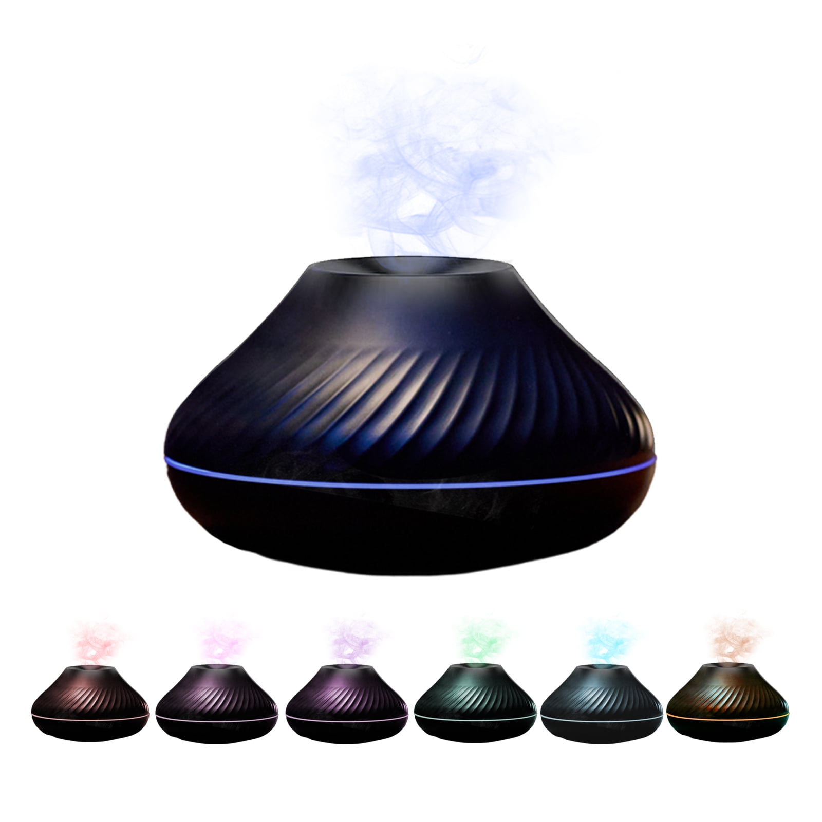 Aroma Diffuser Humidifier Household Essential Oil Dispenser Colorful Silent Usb Home Flame