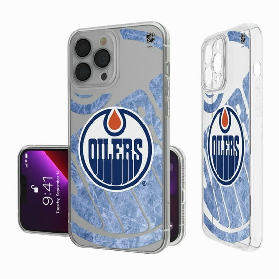 Edmonton Oilers iPhone Clear Ice Case