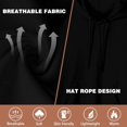 thumbnail image 3 of Matching Couple Hoodies, Heartbeat Love Graphic Black Pullover, Valentine's Day & Anniversary Gifts For Him And Her, 3 of 6