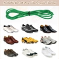 thumbnail image 3 of Uxcell 2 Count Elastic Shoe Laces, No Tie Shoelaces Reflective Dot Light Green, 3 of 6