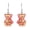 Red, variant on Silvertone and Pink Resin Gummy Bear Boho Chic Dangle Earrings