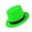 fluorescent green, variant on Plastic Top Hat with Fluorescent Color for Themed Parties Costume Accessories Hat Headwear Music Festival Props Fedoras