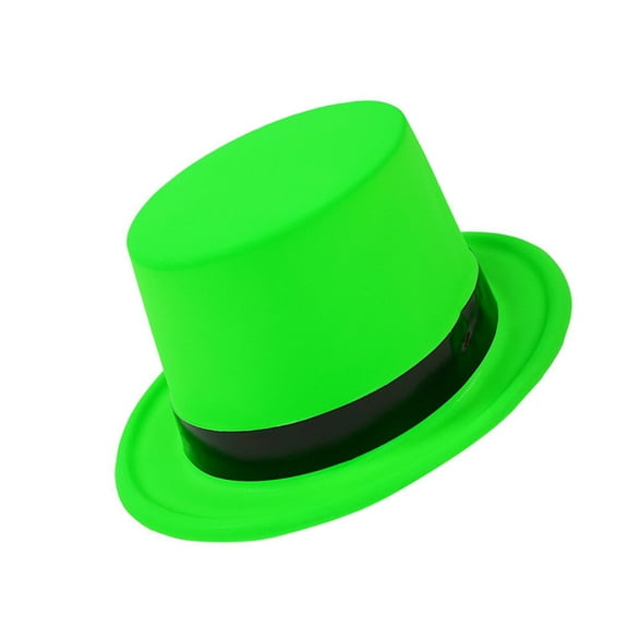 RUISINERY Popular Top Hat with Bright Fluorescent Color for Holiday Fashion Masquerades Party Jazzy Hat Stage Performers Party Hat