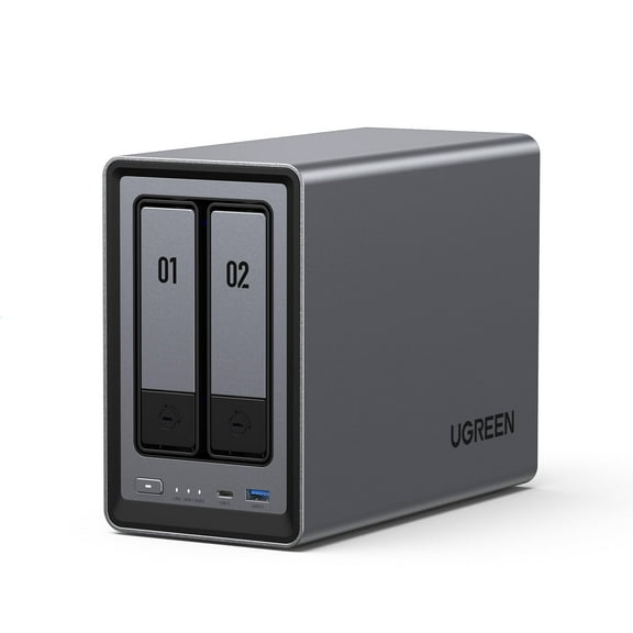 Almacenamiento conectado a la red (NAS) UGREEN NaSync DXP2800 de 2 bahías
