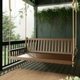 thumbnail image 3 of Keystone Amish Co. 4 Foot Franklin Porch Swing Bed with Ropes, White Paint, 3 of 5