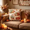 thumbnail image 6 of Fall Thanksgiving Pumpkin Pillow Covers Polyester Sofa Cushion Covers Fall Decor 18x18 by OVFUIZ, 6 of 6
