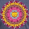 thumbnail image 3 of CafePress - Mandala Cats T Shirt - Mens Tri-blend T-Shirt, 3 of 4