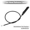 thumbnail image 4 of Vehicle Engine Front Hood Release Cable for BMW X5 E53 1998-2006 Replaces 51238408134, 4 of 6